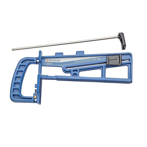 Rockler jig bit cutouts enable easy drill access.
