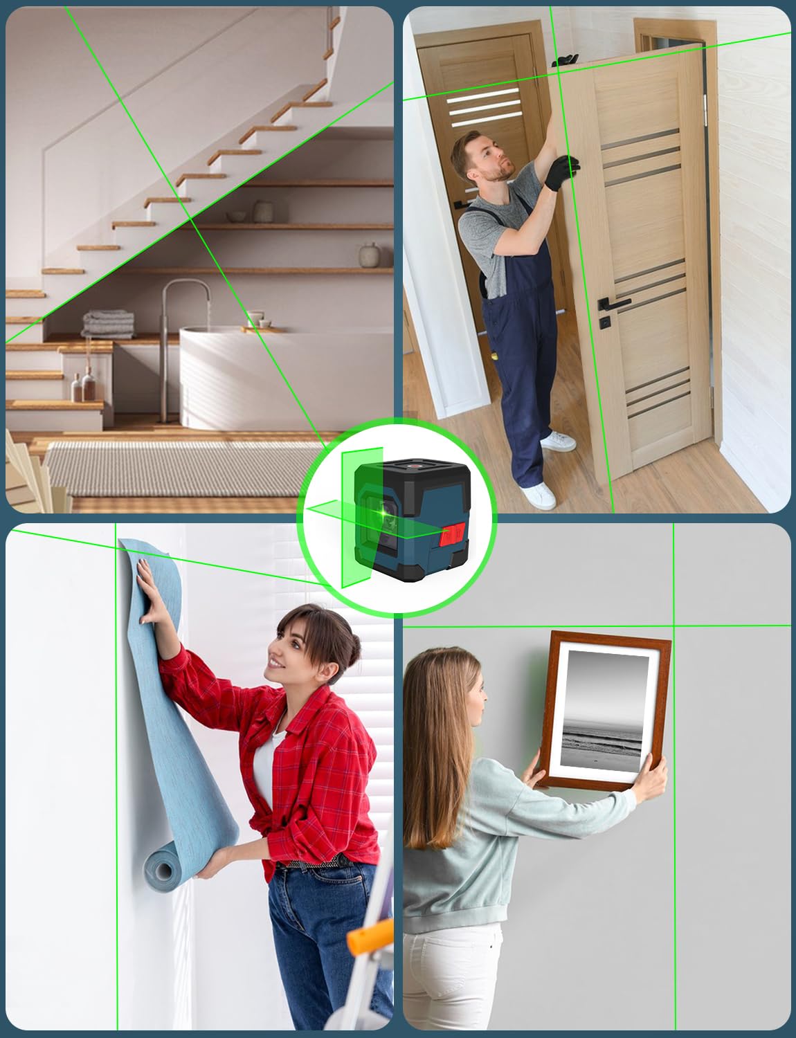 RockSeed bright 110-degree projection for tiling and hanging