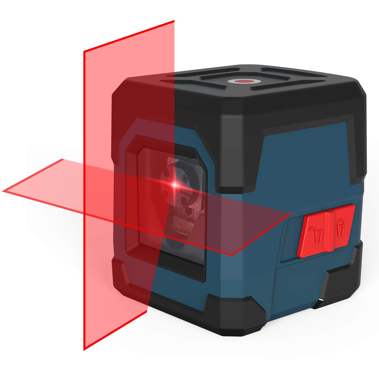 RockSeed laser level front view for quick on-site setup.