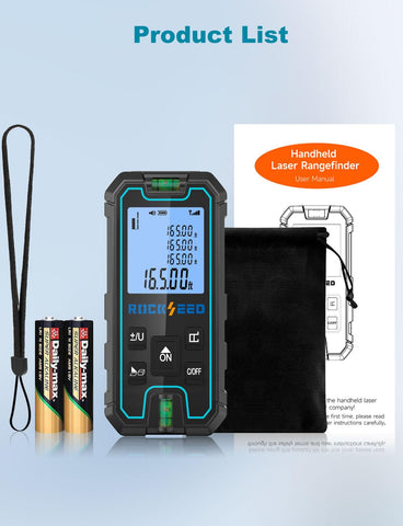 RockSeed Laser Measure IP54 rating for dust and splash resistance