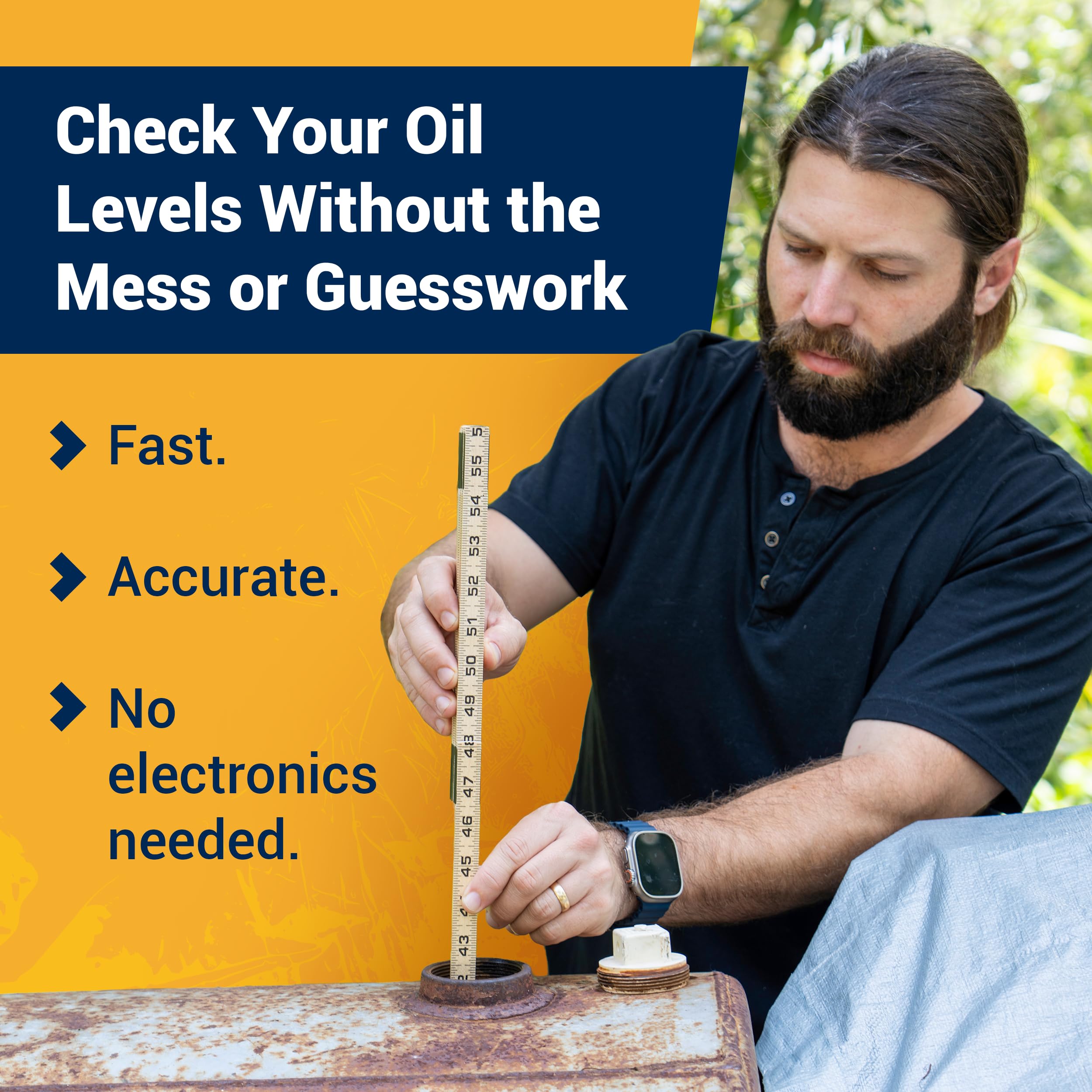 Rocksteel carrying case keeps oil mess contained during transport and storage.