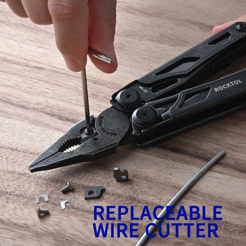 ROCKTOL bit driver with eight double-ended sets supports versatile repairs.