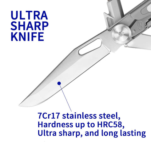 ROCKTOL large-scissors enable versatile cuts at camp or workshop.