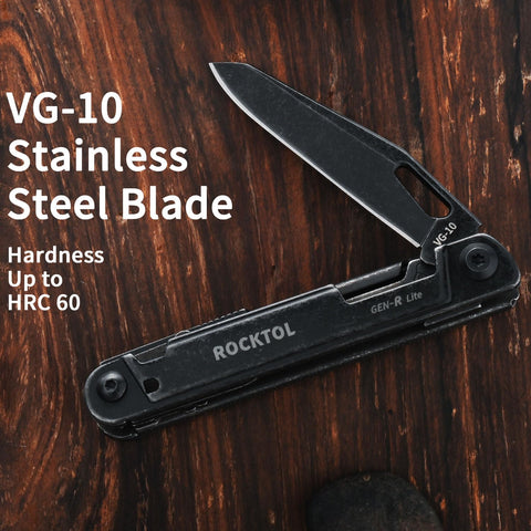 RockTOL Gen-R Lite retro black finish highlights rugged everyday carry.