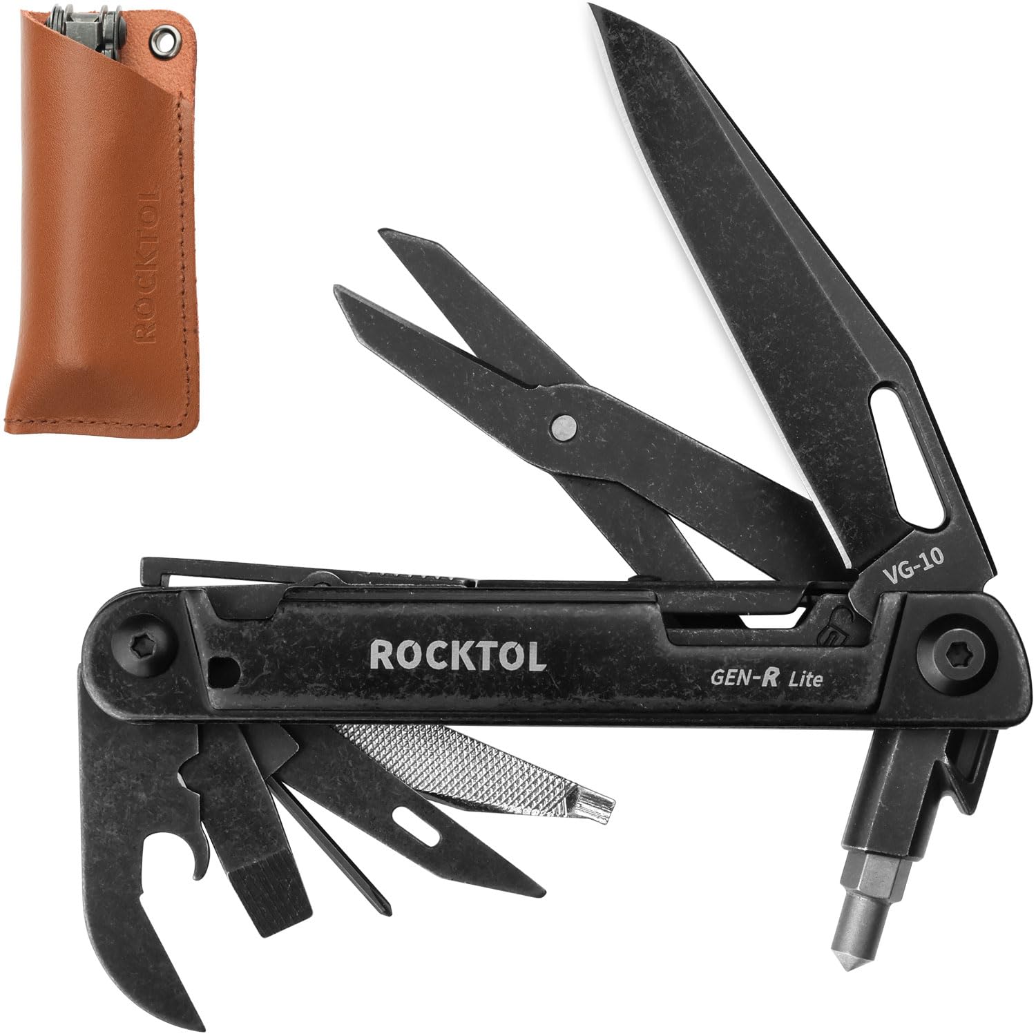 RockTOL Gen-R Lite with VG10 blade for sharp, durable daily cutting.