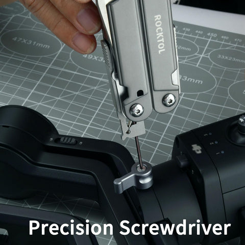 ROCKTOL pocket clip keeps the tool within reach.