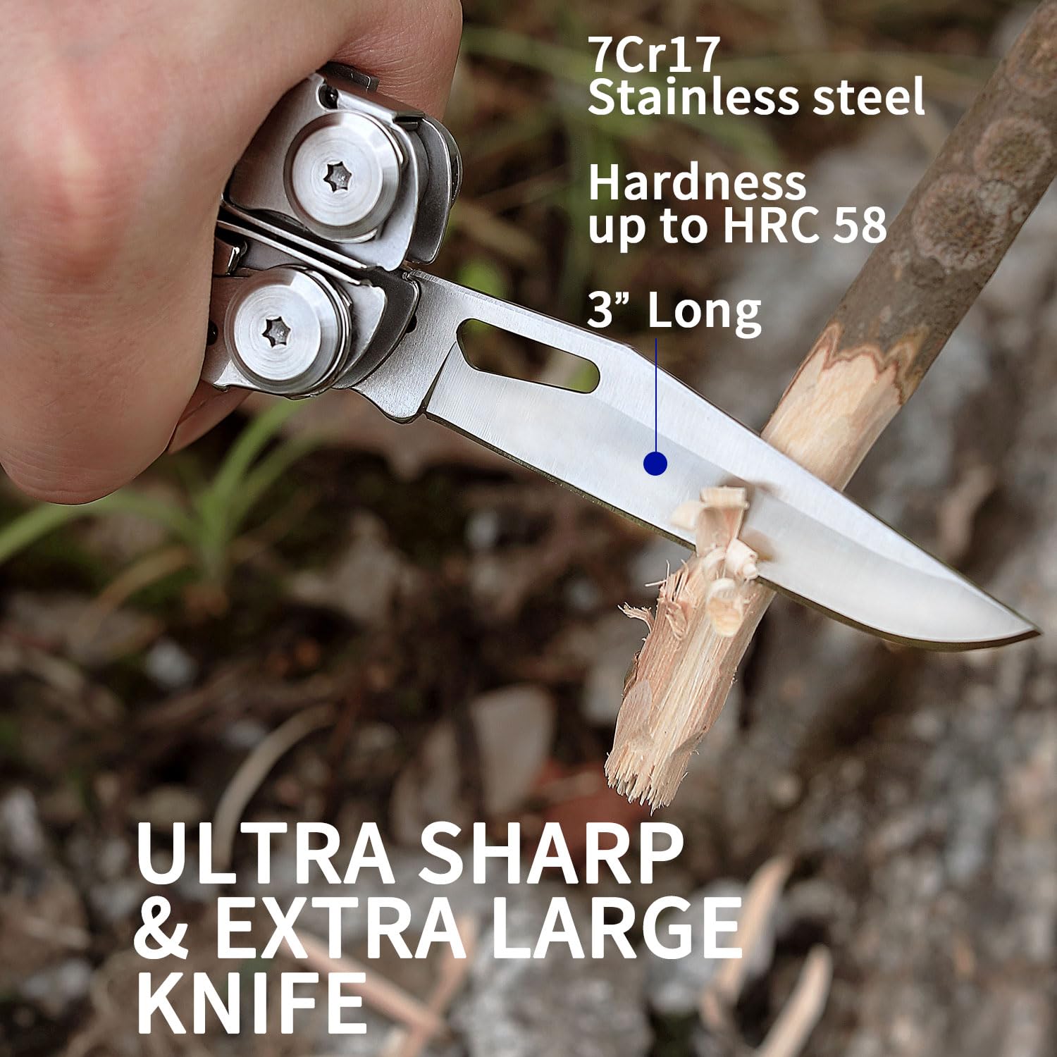 ROCKTOL multitool wood saw blade change enables versatile wood cutting.
