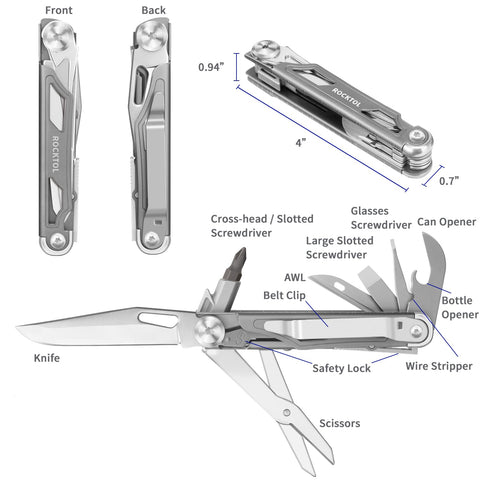 ROCKTOL Phillips and slotted drivers simplify on-site repairs.