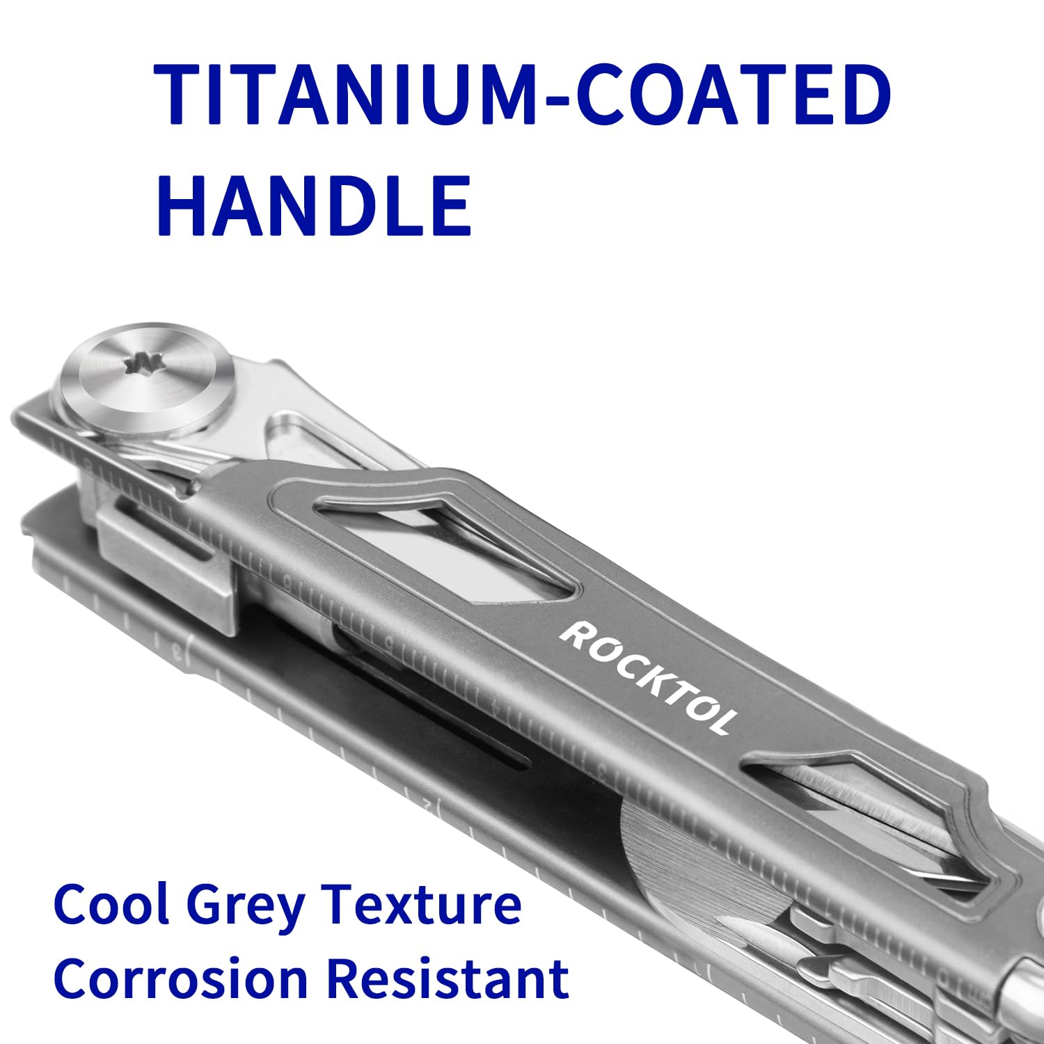 ROCKTOL pocket-clip edc tool keeps multitool within easy reach.