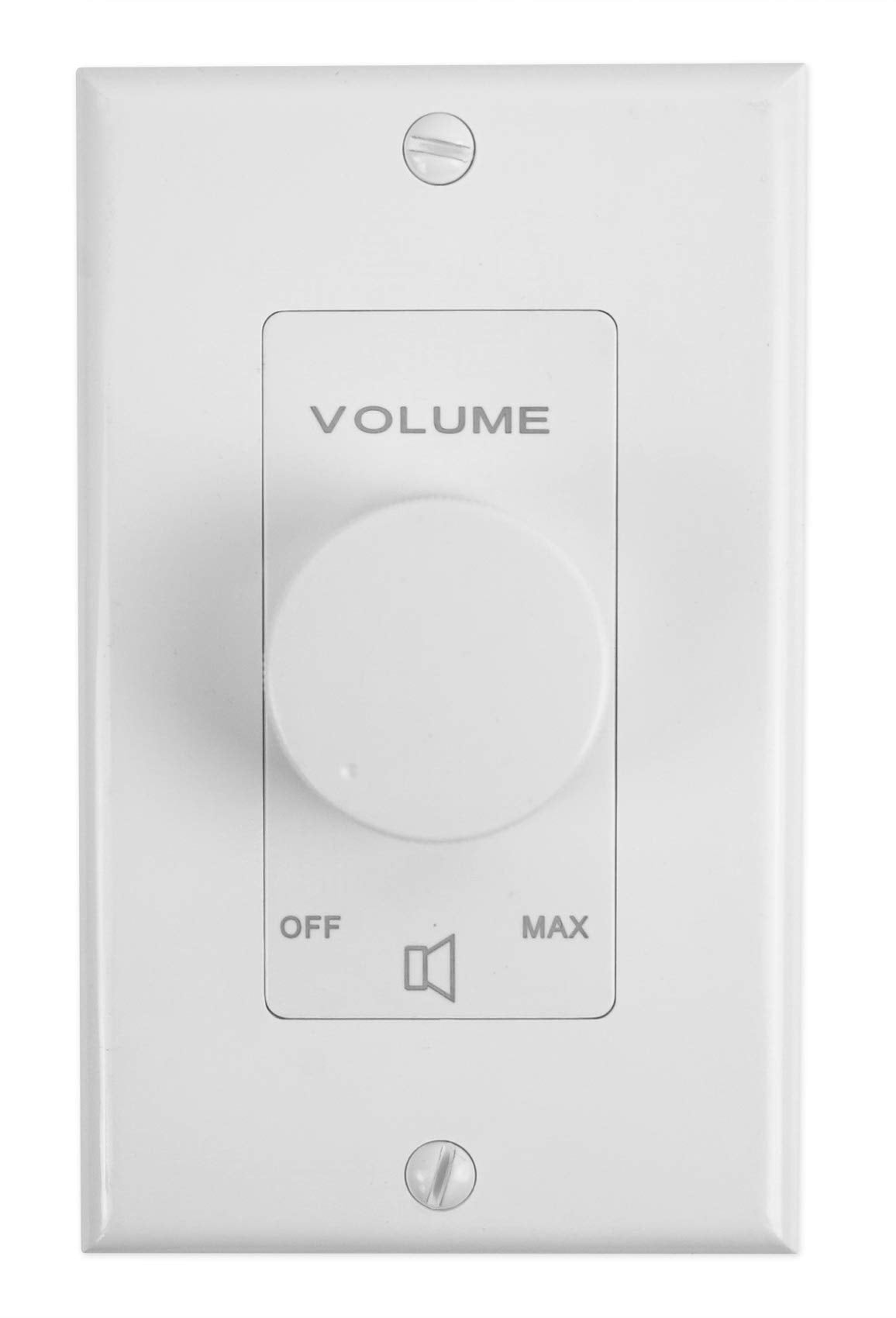 Rockville VOL70100 dial detail shows precise 11-step control