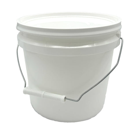 Rocky Mountain Goods 1 gallon bucket with lid showing leak-proof design for secure storage
