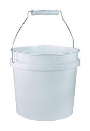 Rocky Mountain Goods bucket with sturdy steel handle and Saturn rings highlighting durable stacking and transport