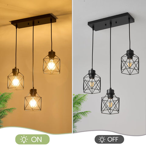 ROCUNSI farmhouse pendant light design complements modern and rustic styles