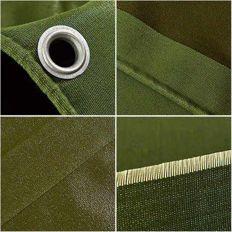 Rocutus Tarp Canvas UV-resistant tarp reduces sun damage to gear.