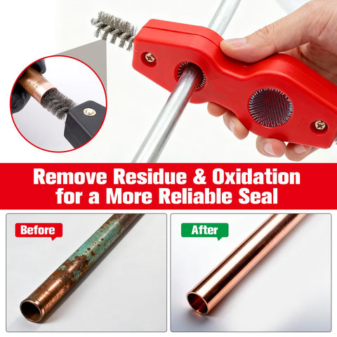 ROGVOC chamfer deburring tool preparing tube ends for brazing