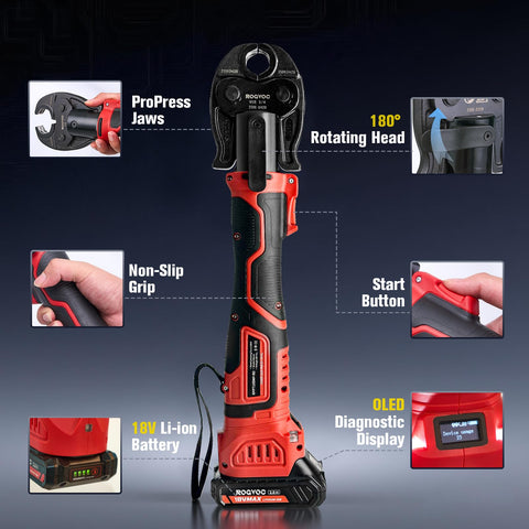 ROGVOC fast charger quickens tool readiness between jobs.