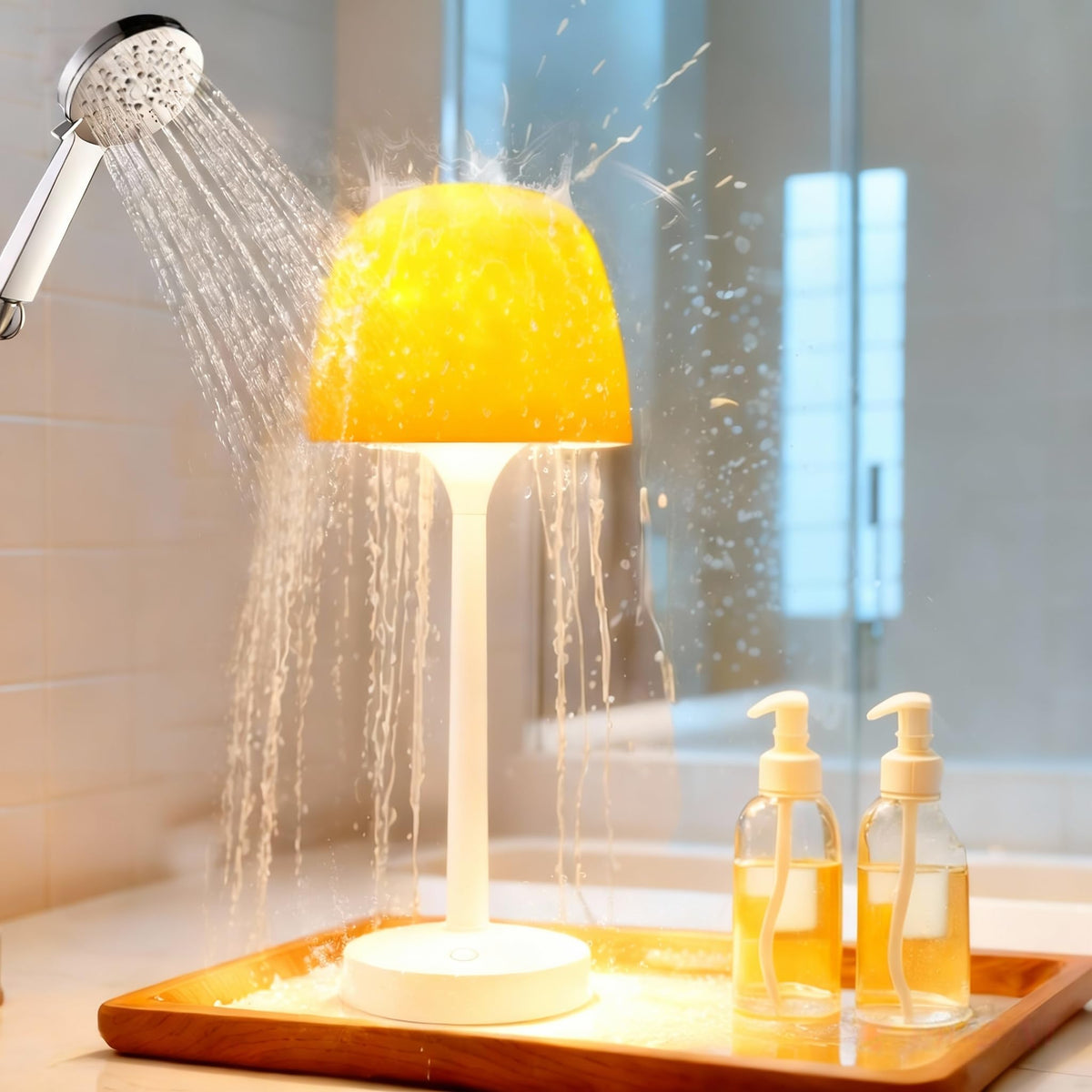 Rohociky IP65 waterproof shower lamp providing safe bathroom illumination in humid environments