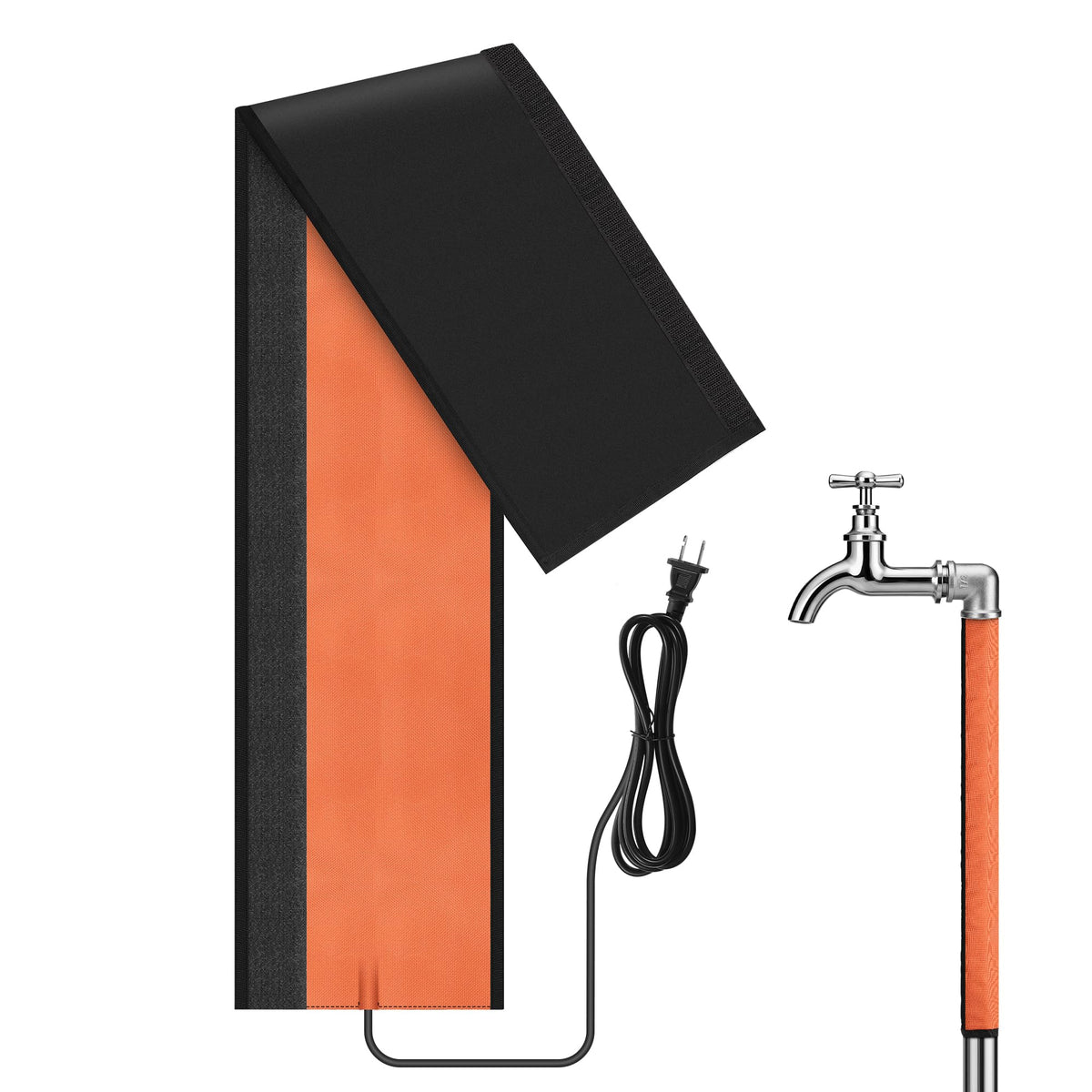 Roicaholy pipe heat blanket exterior protects pipes from freezing