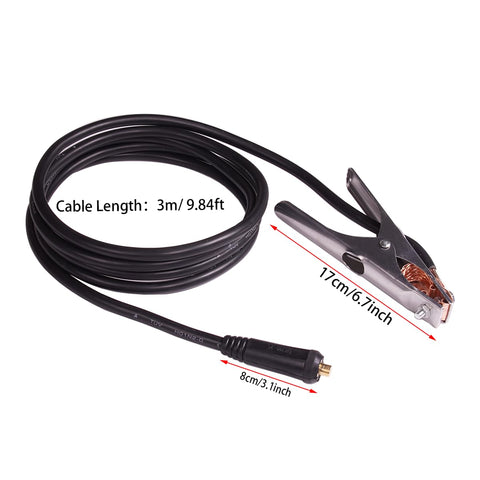 ROJOO ground clamp for ARC ZX7 MMA ensures secure earth connection.