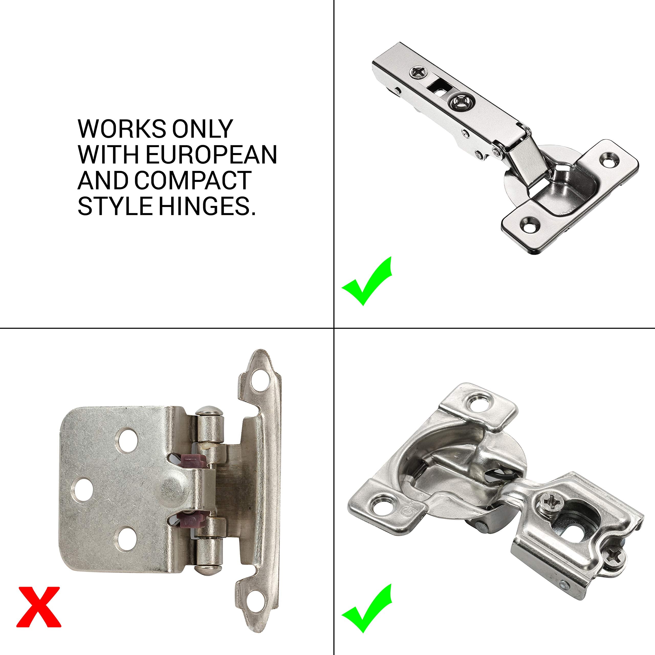 Rok soft-close damper supports varying weight doors with adjustable tension