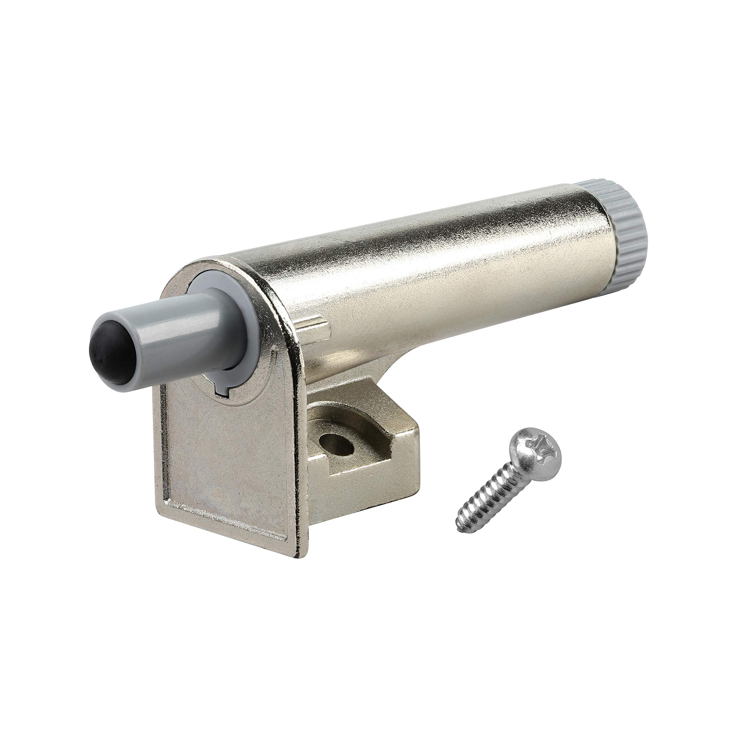 Rok soft close damper front view with brushed nickel finish for modern kitchens