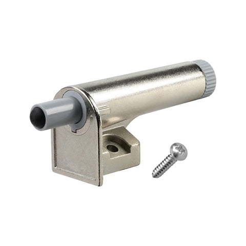 Rok soft close damper front view with brushed nickel finish for modern kitchens