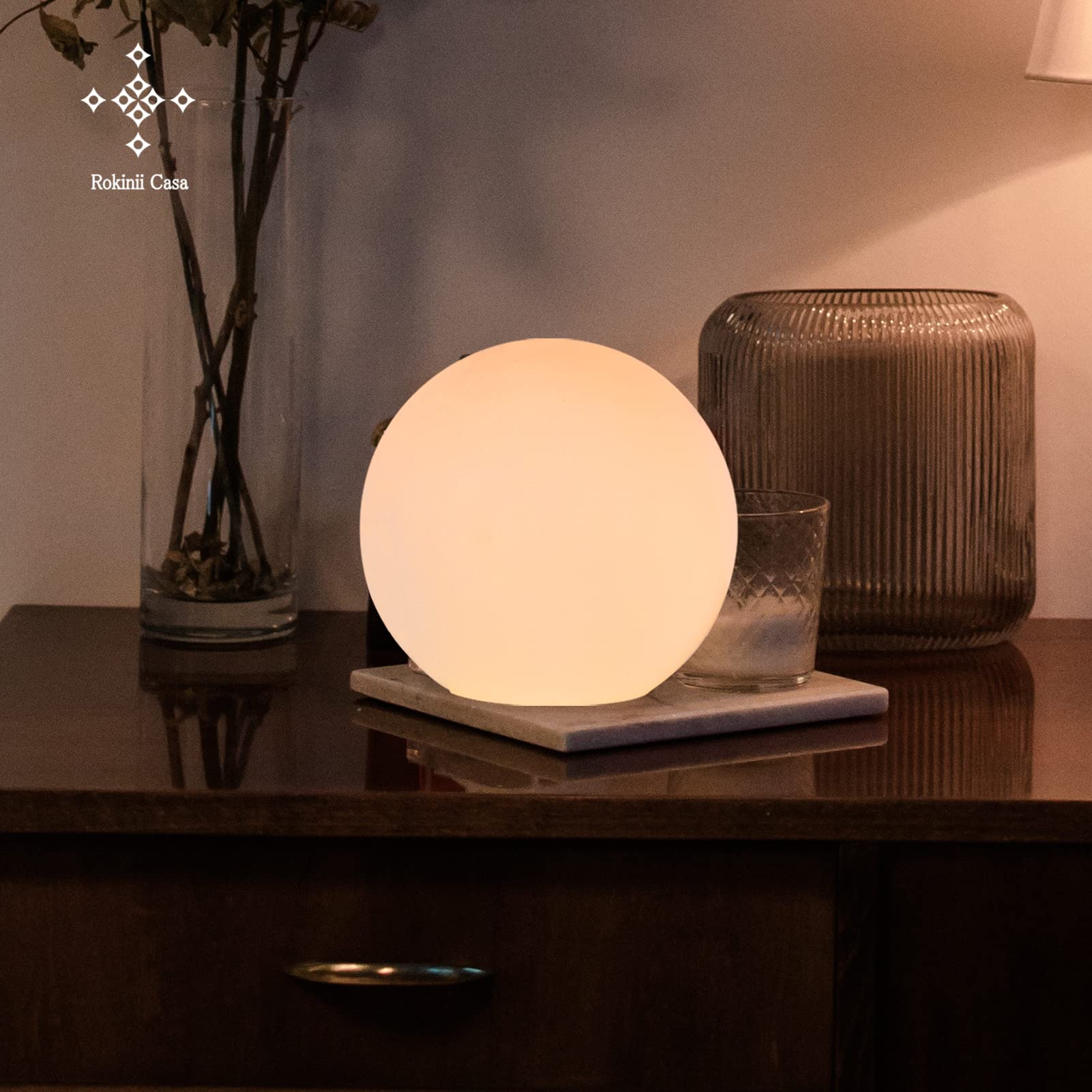 Rokinii Casa easy-plug-control lamp with simple on-off switch