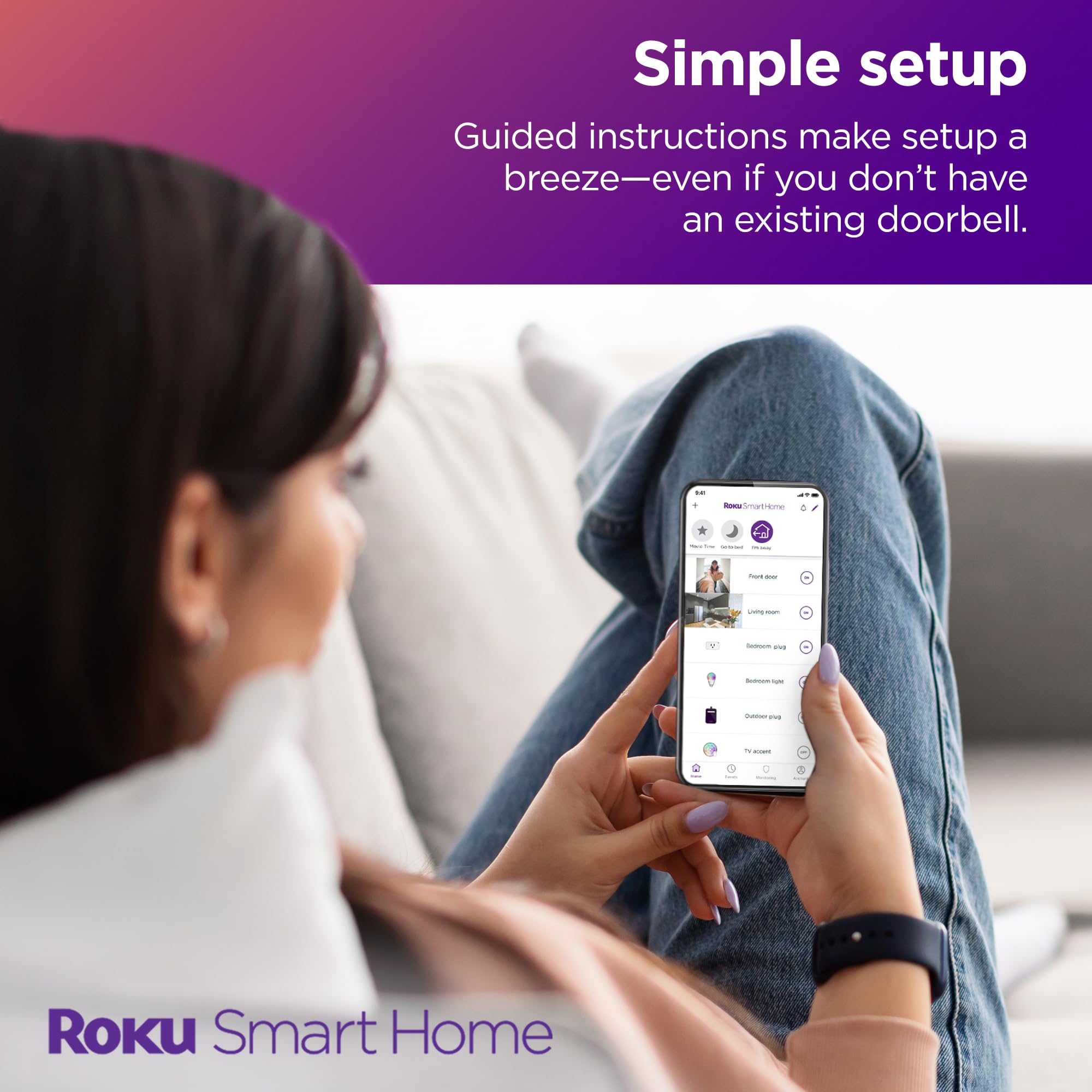Roku two-way audio enables talking to visitors at the door