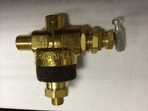 Rolair 131B valve with muffler for quieter start-up.