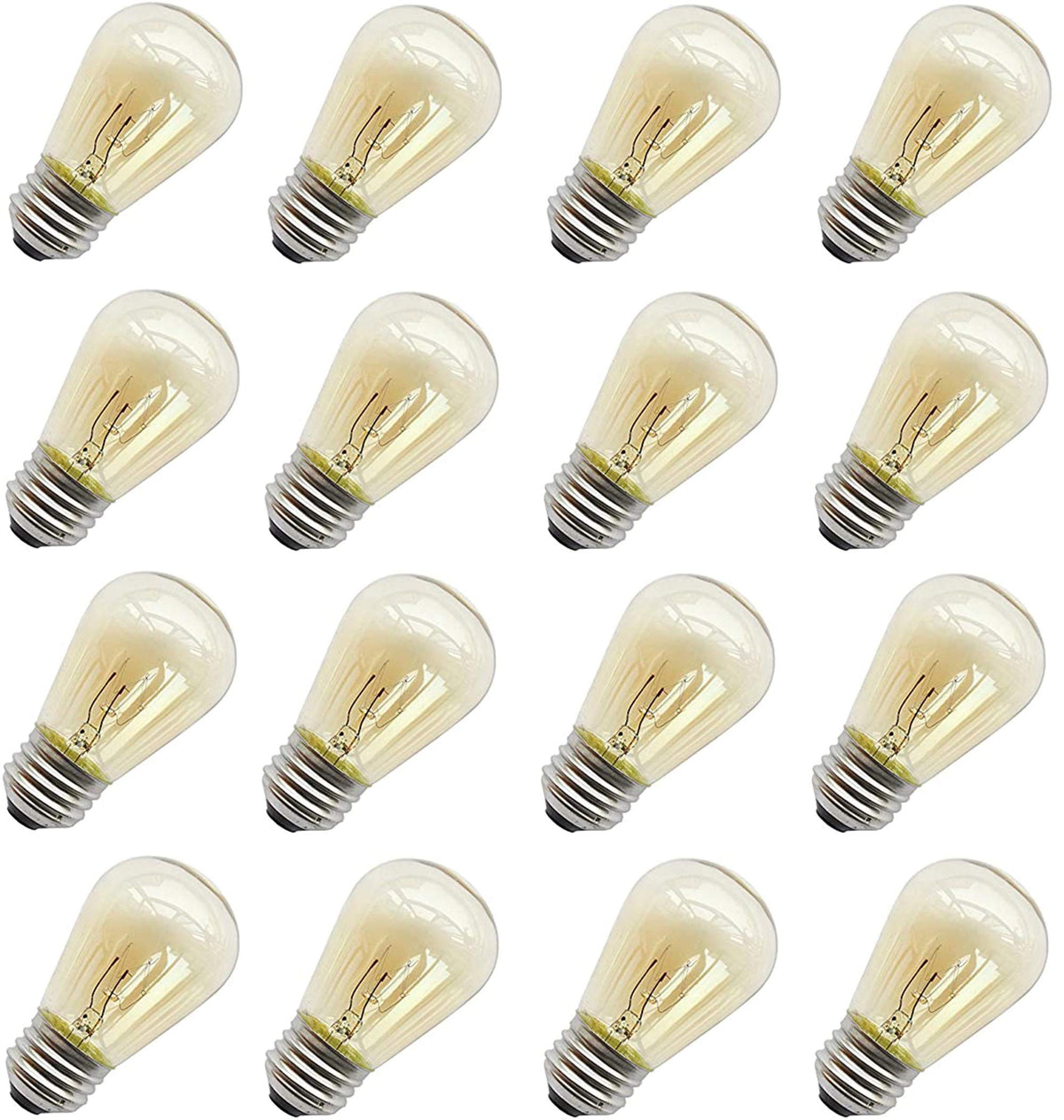 Rolay 11W outdoor S14 bulbs pack of 16 ready for patio lights