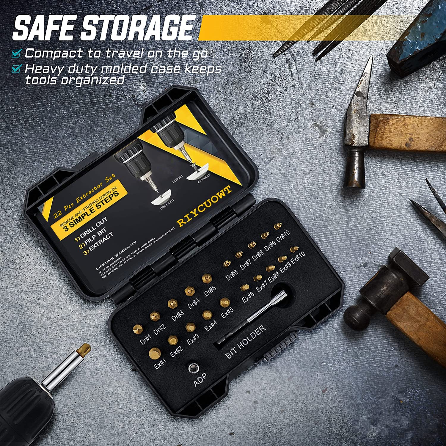 Roll With Us Depot removes rusty screws without fuss.