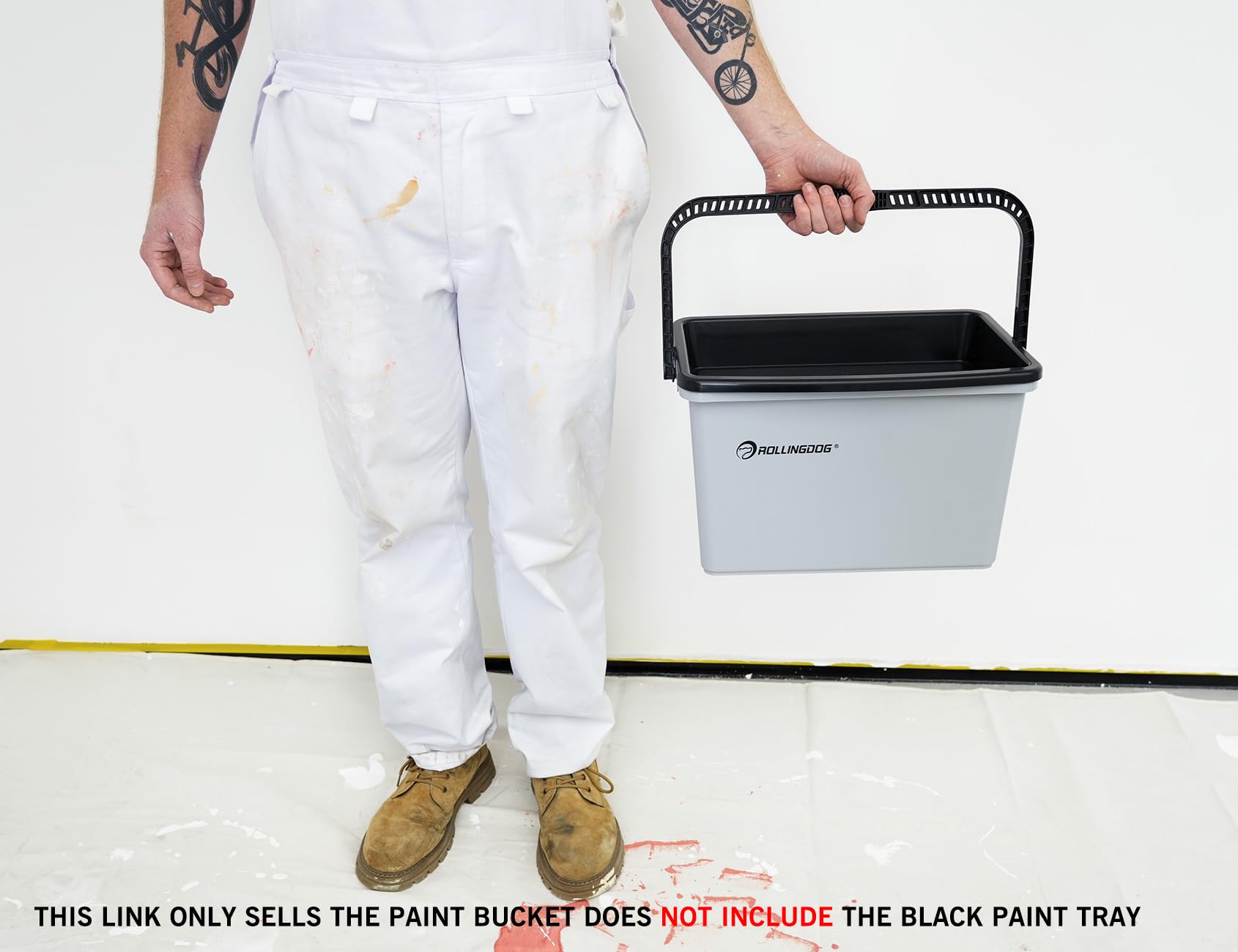 Rollingdog 12-inch paint bucket tray compatibility with tray 20145.