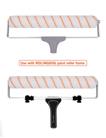 Rollingdog 18-inch roller cover on floor for quick coverage.