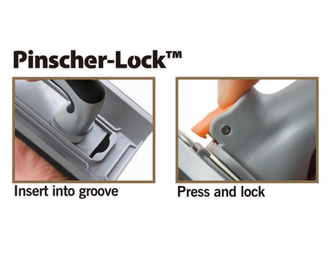 ROLLINGDOG corner sander with extension pole for hard‑to‑reach corners