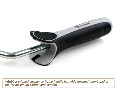 ROLLINGDOG epoxy-aeration roller for self-leveling floors helps uniform coating