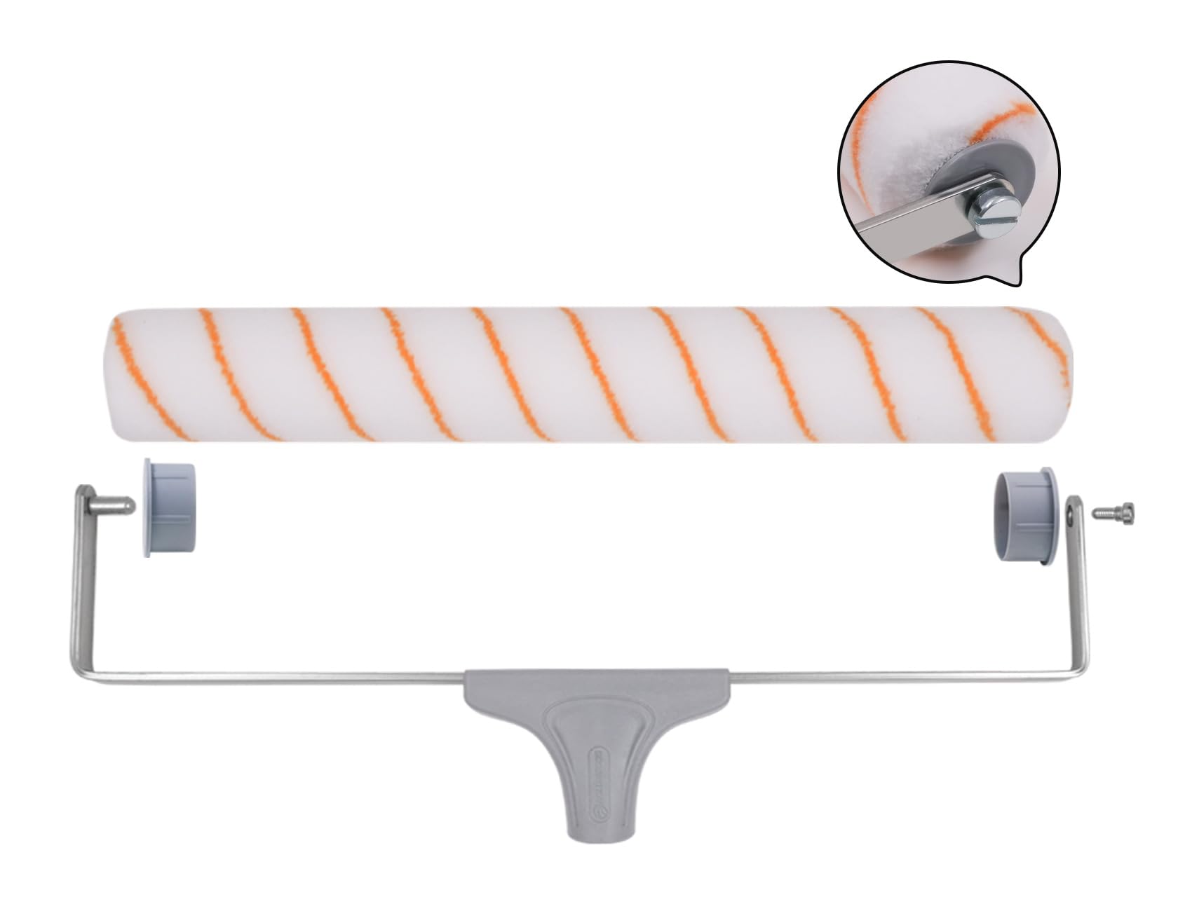 ROLLINGDOG compatible with 3/4 inch extension poles for added reach.