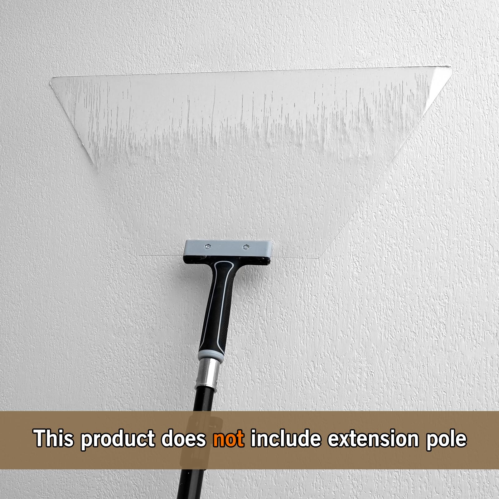 ROLLINGDOG threaded end connects to extension pole for hard to reach ceilings.