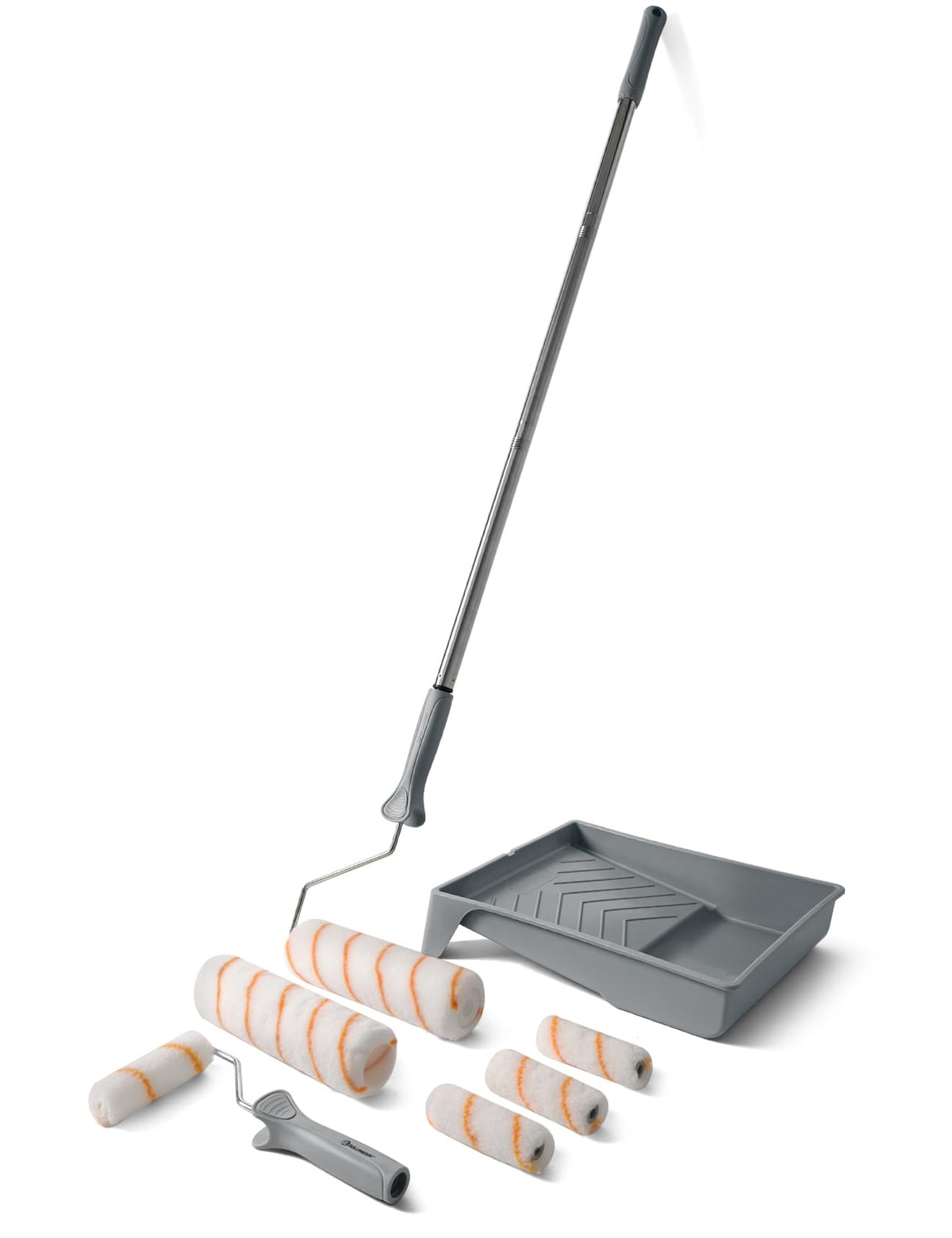 ROLLINGDOG paint roller kit 9inch frame for smooth wall painting on large surfaces.