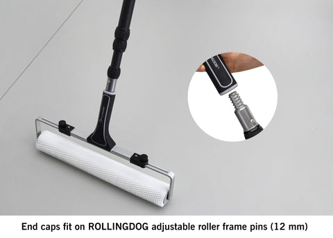 ROLLINGDOG spike roller with 12mm pins ensures a secure and stable connection.