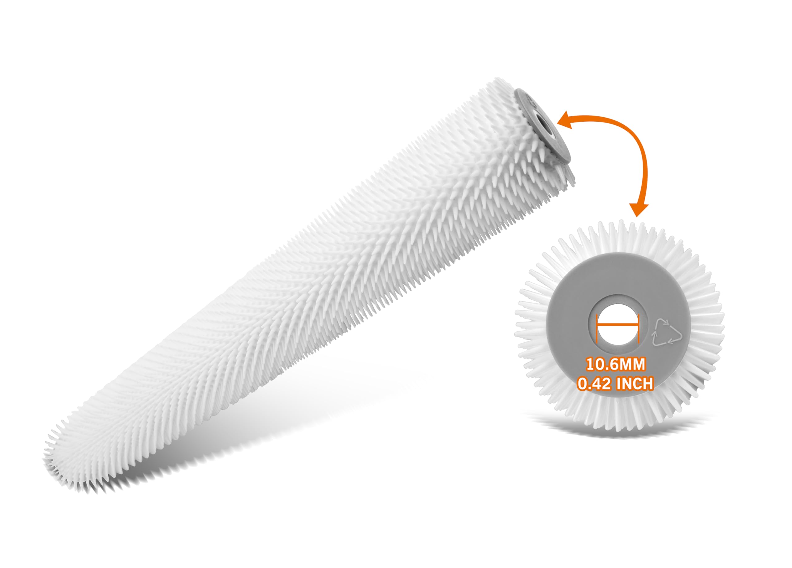 ROLLINGDOG spiked screeding roller is reusable after cleaning epoxy residue.