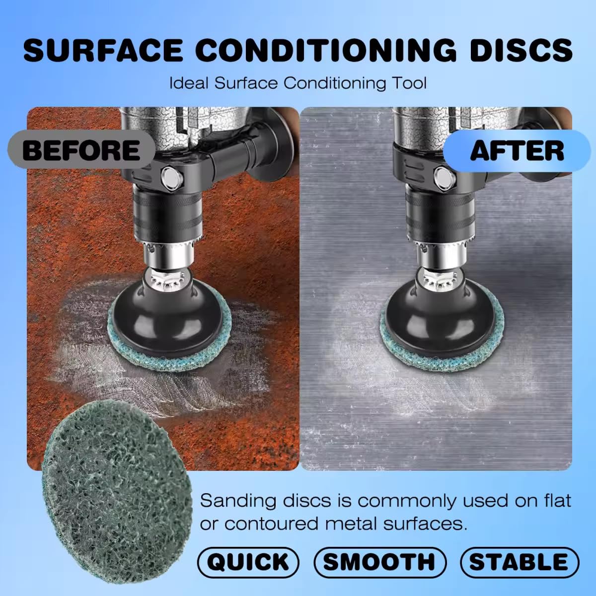 Rolokit rust removal and coating prep suitable for metals, plastics, and wood.