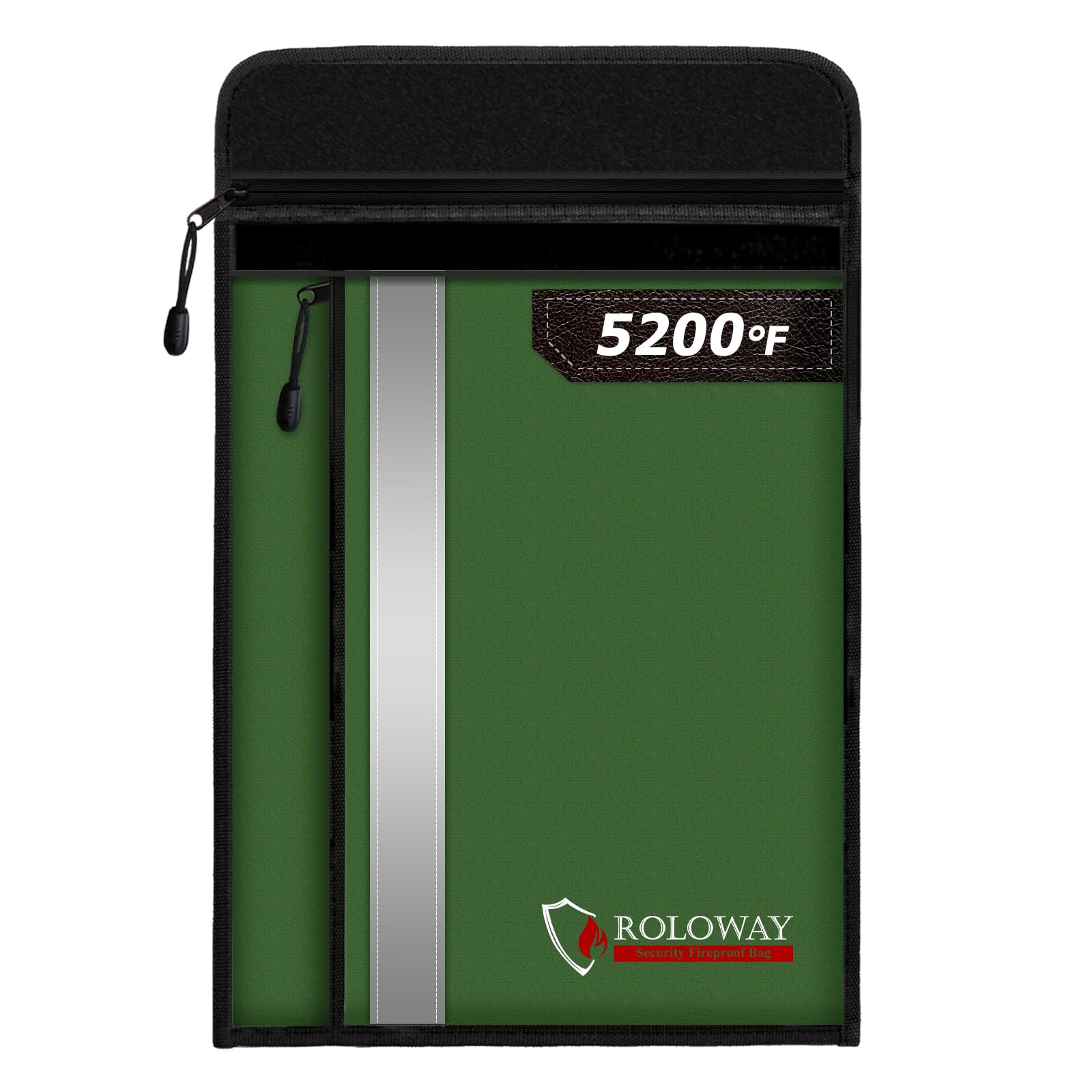 ROLOWAY fireproof bag closure for secure valuables.