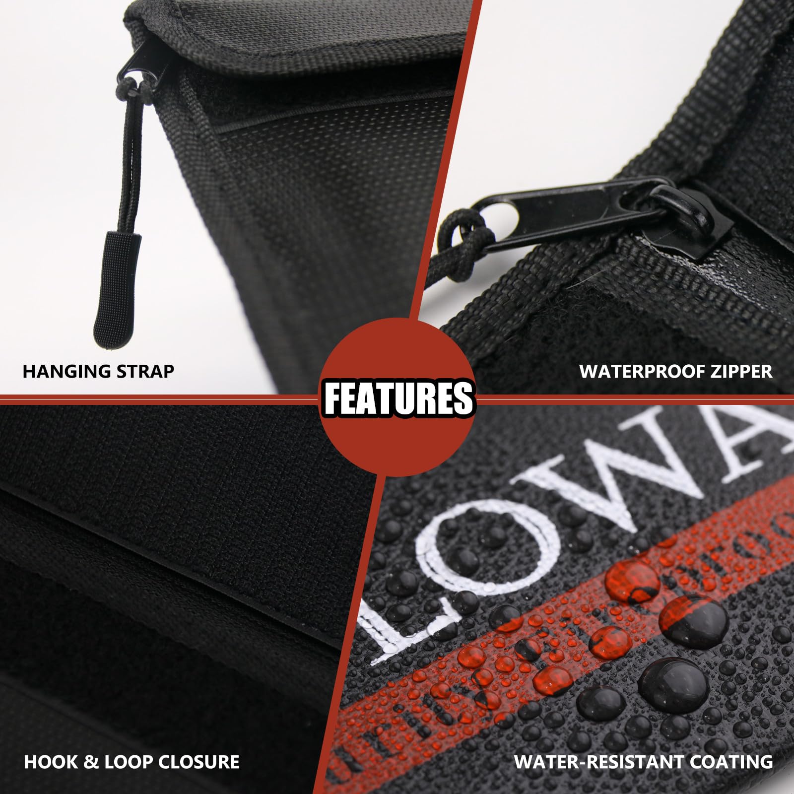 ROLOWAY bag with silicone coating reduces itch while handling