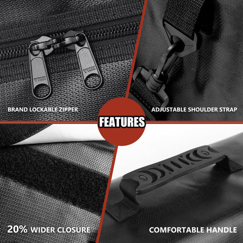 ROLOWAY bag coated with silicone for water resistance during travel