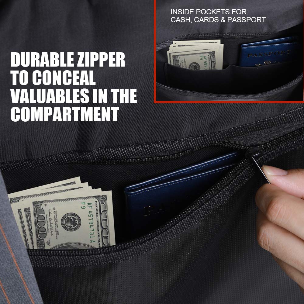 ROLOWAY travel ready safe fitting in closets and wardrobes during trips