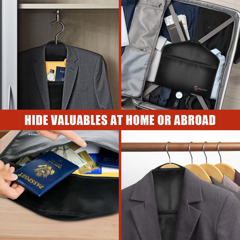 ROLOWAY Fireproof Hanger Safe is ideal for home or travel protection and quick access.