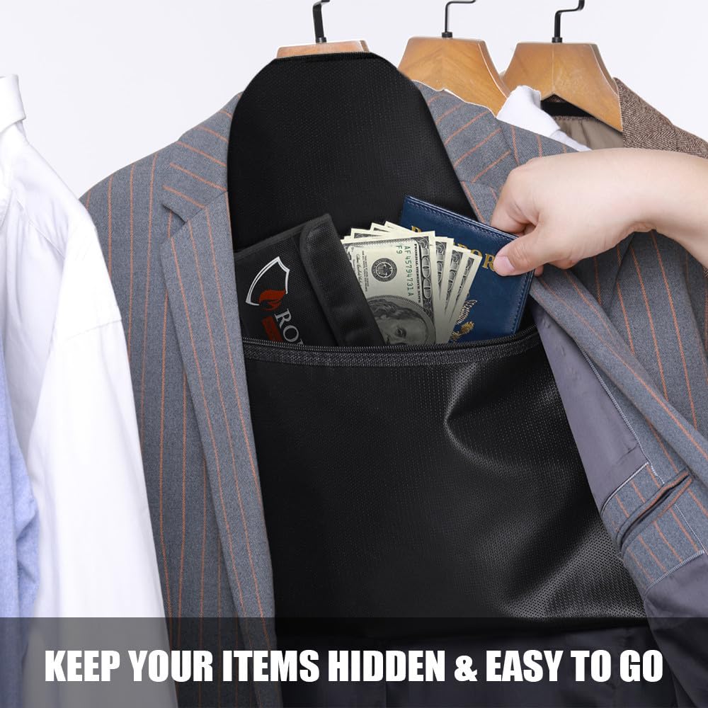 ROLOWAY durable hanger safe with hidden compartments for daily organization