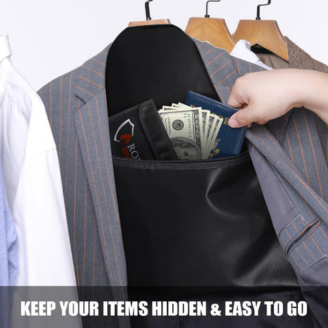 ROLOWAY durable hanger safe with hidden compartments for daily organization