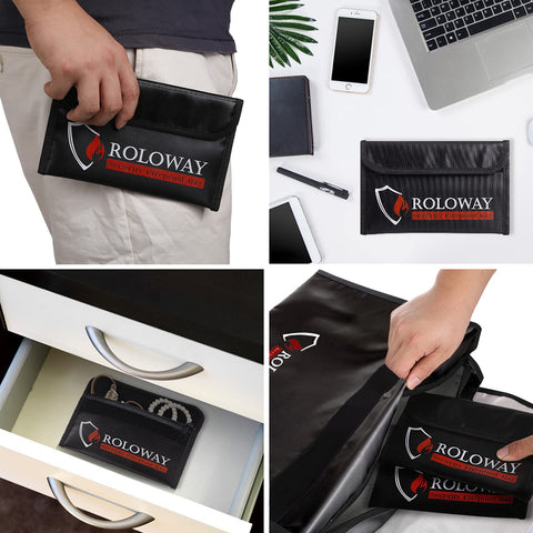 ROLOWAY bag with hook-and-loop closure for quick secure access
