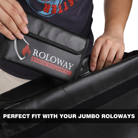Portable ROLOWAY bag demonstrates travel-ready protection for valuables
